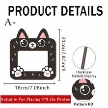 黑猫爪印相框，可爱动物桌面相框，宝宝/家庭照片展示，儿童房/婴儿房装饰 - B - 查看 2