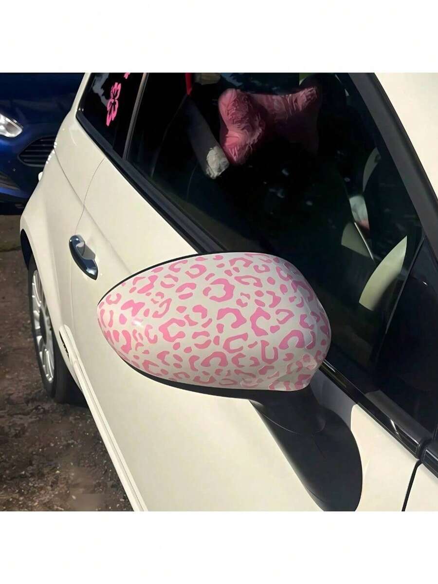 1pc Leopard Print Motorcycle Sticker, Waterproof Vinyl Sticker - Fun DIY Design, Suitable For Motorcycle Side Panels, Fuel Tank And Body, Self-Adhesive Design, Applicable For Halloween And Personal Exterior Decoration, Motorcycle Decor Accessory - A - View 1