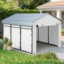 Car Shed Side Wall Panel, Replace Side Wall Cover, White (Only Replace Car Shed Side Wall) - White - View 4