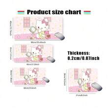 1pc Game Mouse Pad - Washable, Desktop Decor, Suitable For Office, School And Home Decoration; Excellent Gift For Fans And Friends. - 2 - View 5