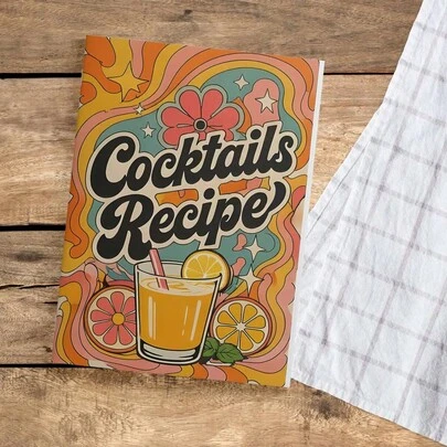 Beginner's Cocktail Mixing Guide: A5 Size Step-By-Step Tutorial, 39-Page Portable Bartending Handbook, Suitable For Home Bars, Parties, And Novice Bartenders - Classic Cocktails And Party Drink Guide, Easy-To-Make Manual