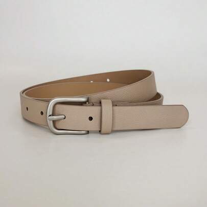 1pc Women's Minimalist Waist Belt, Suitable For Casual, Daily Wear, And Dates