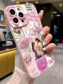 Shockproof Phone Case With A Minimalist And Colorful Painted Jesus Design, Compatible With IPhone And . - 多色 4 - 查看 2