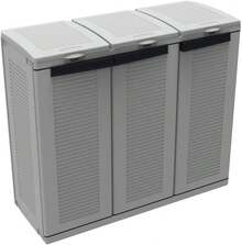 Outdoor Waste Bins - Grey - View 5
