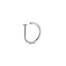 4Pcs_3Pcs_1Pc_1Set Women Fake Piercing Nose Ring Hoop Septum Non Piercing Nose Clip Rock HipHoop Sta. - Multicolor - View 15