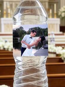 1/10/20/30 Customized Water Bottle Label Stickers, Personalized Text And Photo Stickers, Bridal Shower Decoration - Multicolor 4 - View 8
