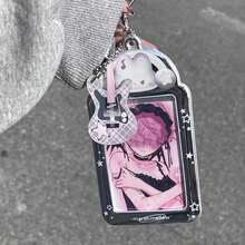 2D Highly Cute And Lovely Rock Cat Rabbit Card Holder PVC, 3-Inch Card, Back To School - Card Sleeve - View 4