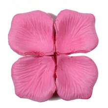 2000/4000片粉色玫瑰花瓣，適用於婚禮、求婚、週年紀念、浪漫之夜、春季裝飾、家居裝飾、婚禮裝飾、花瓣點綴、禮盒填充物、浪漫玫瑰、求婚玫瑰花瓣、生日禮物、學校用品、房間裝飾、派對小禮、新娘禮物、畢業典禮、單身女派對及各種其他場合 - 玫瑰紅 - 查看 7