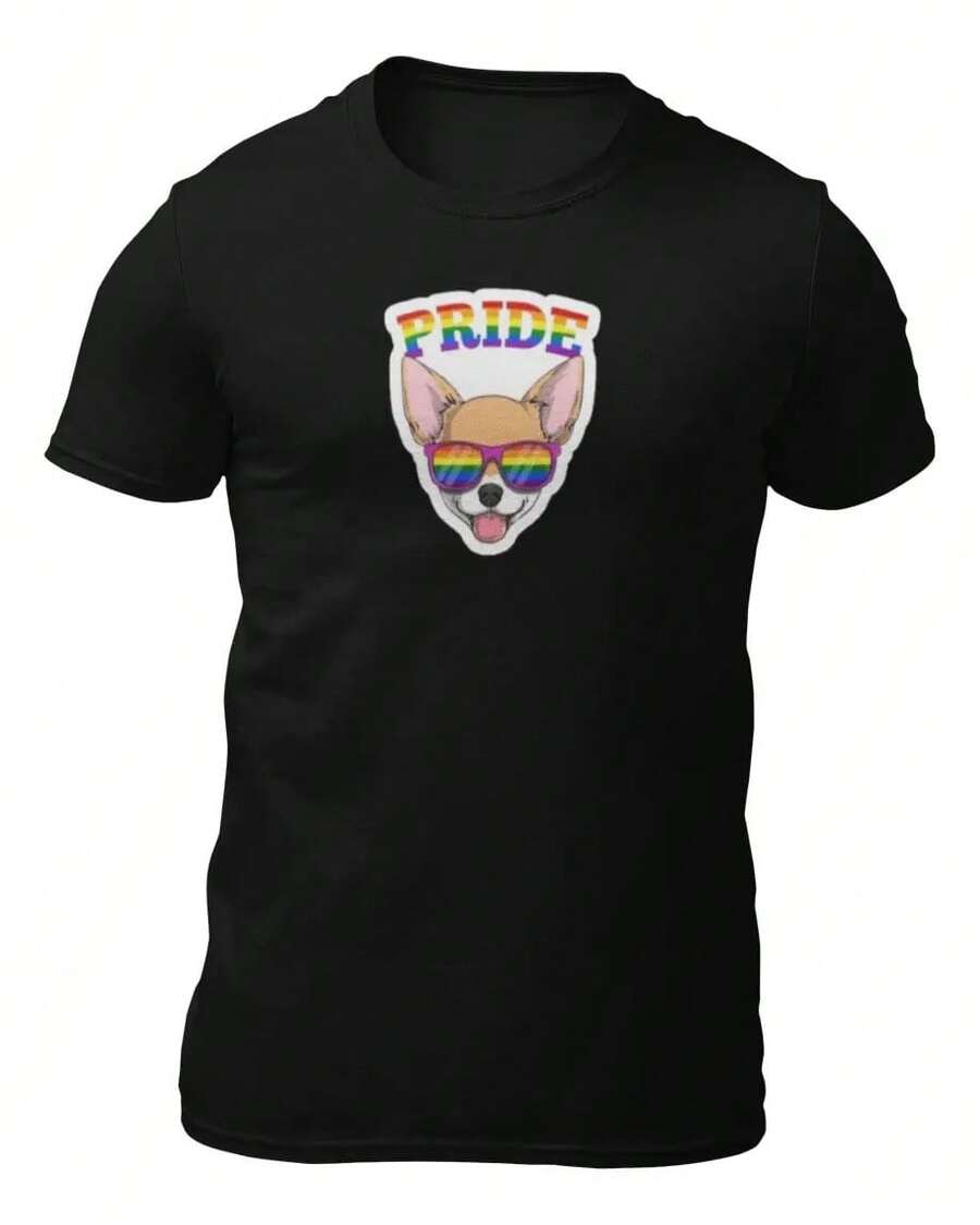 Playera De Lgbt Pride - Negro - Ver 1