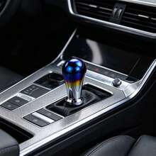 1pc Universal Car Gear Shift Knob, Manual Transmission Modification Gradient Blue-Black Shift Lever, Car Interior Upgrade Accessory - A - View 12