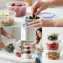 3 High Capacity Airtight Plastic Kitchen Containers - View 5
