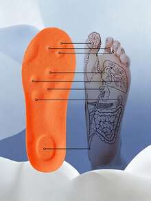 1/2 Pairs 4D Memory Foam Sports Insoles, Super Soft & Elastic Insoles With Support, Breathable Odor-Resistant Shock-Absorbing, Suitable For Running, Training And Daily Wear - Multicolor - View 7