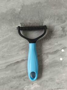 1pc Pet Brush - Effectively Reduces Shedding For Short, Medium And Long Haired Pets - Gentle Deshedding Tool, Suitable For Dogs & Cats, Easy To Clean, Comfortable Grip - Multicolor - View 9