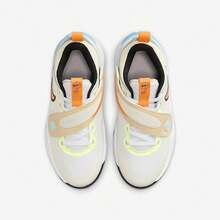 Nike Team Hustle D 11 (GS) 丨魔鬼氈透氣網面大童男女童實戰籃球鞋青少年訓練運動鞋 - 白 / 淺螢光黃 / 亮橙 - 查看 5