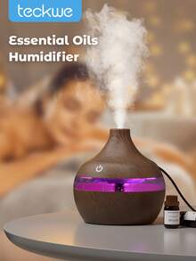 Teckwe Máy tạo độ ẩm đa năng dùng cho gia đình và văn phòng - màu nâu - Xem 1