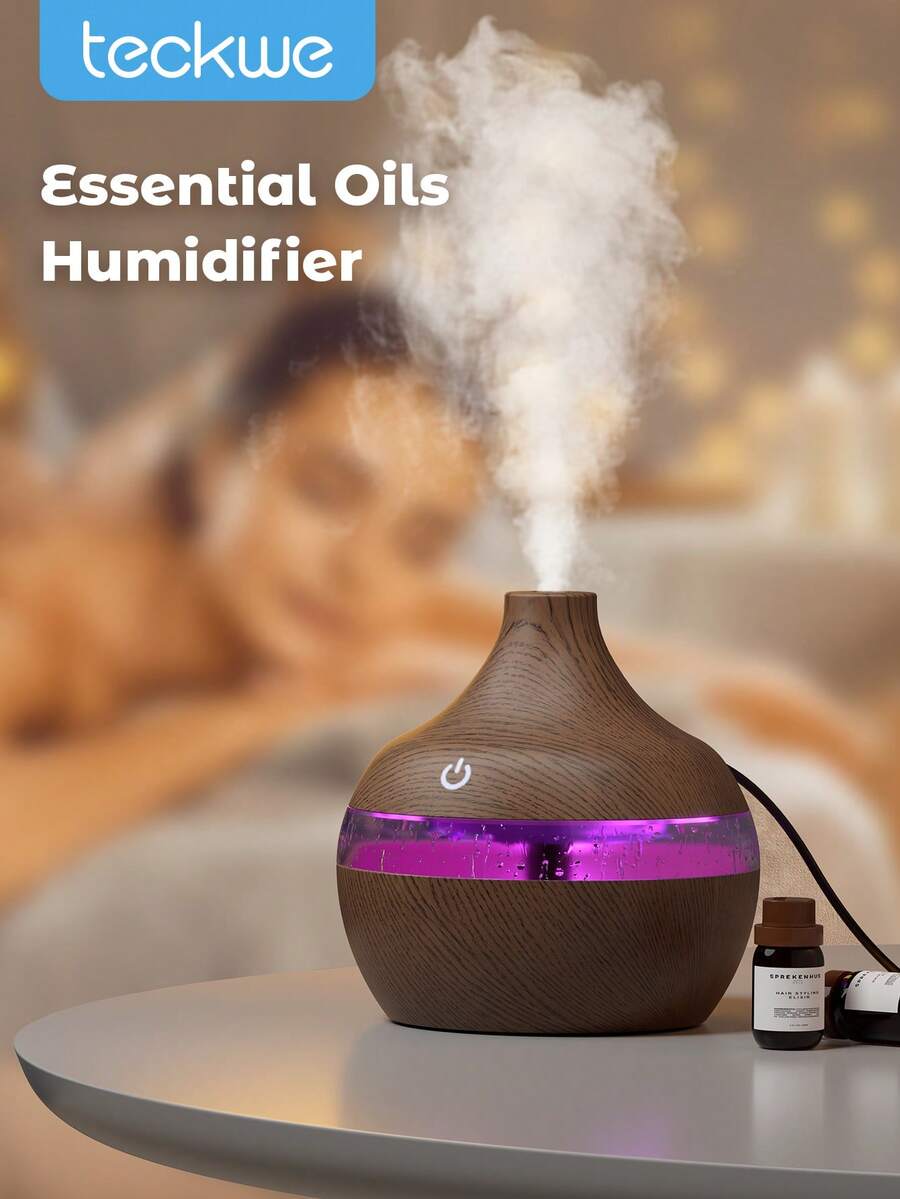 Teckwe Máy tạo độ ẩm đa năng dùng cho gia đình và văn phòng - màu nâu - Xem 1