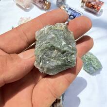 1块天然拉长石原石，散发香气，烟晶红色熔融水晶原石，不对称矿物，萤石，灵性疗愈石，苔藓玛瑙，祖母绿绿柱石矿物标本，家居装饰，毕业礼物，无需用火，芳香疗法 - 彩色 - 查看 16