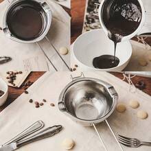 Nồi hấp cách thủy bằng thép không gỉ, nồi nấu chảy kem sô cô la, tô làm tan chảy kem phô mai tự chế tại nhà. - Xem 9