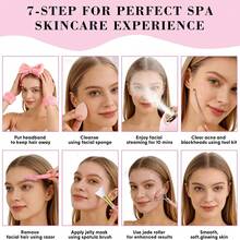 Pjordo Facial Steamer Spa Kit  Nano Ionic Face Steamer For Deep Hydration And Moisturization, Home Sauna Spa Sprayer With 17 Pieces Skin Care Tools, Self Care Gifts For Women - Xem 5