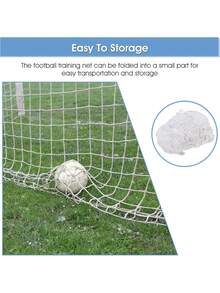Soccer Goal Net, Sports Soccer Replacement Goal Nets Football Net Soccer Netting For Backyard Games And Training For Adults And Youth Soccer Practice, White - Multicolor - View 5
