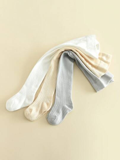 Bộ 3 chiếc quần legging thoáng khí khoét lỗ cho bé gái, quần tất thời trang thường ngày cho bé gái khi ra ngoài.
