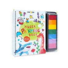 beartale Princess Finger Painting Coloring Book Set, 30 Pages DIY Art Craft With 7-Color Ink Pad, Montessori Toys, Kids Arts & Crafts Supplies, Cute Graffiti Painting Paper Book, Fun Travel Games, Back To School, Birthday Gift Toys For Girls Boys - Multicolor - View 16