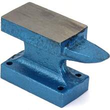 KLONKEE Mini Cast Iron Corner Anvil 1lb Worktable - Forging Anvil, Blacksmith Table Forging Tool, Cast Iron Hobby Anvil, Compact Tool For Jewelry Making, Metalworking, And Model Making - Multicolor - View 8