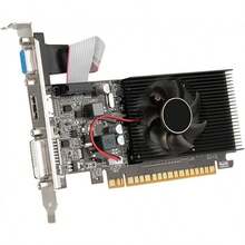 1 unidad de tarjeta gráfica de escritorio GT610 1GB DDR3 64Bit, tarjeta de video VGA+HD+DVI para oficina y juegos de escritorio - Ver 2