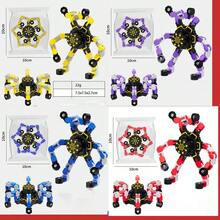 1/4/8件套可变形DIY旋转玩具，手指减压玩具，复活节篮子填充减压玩具，可用作手机支架，办公娱乐减压玩具，便携式礼物，男孩女孩生日礼物，学生课堂礼物，返校礼物，家庭互动小玩具，随机发货2种款式 - 彩色 - 查看 13