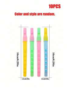 1/10/20 Kazoos, Flautas e Clarinetes de Festa, Cores Aleatórias. Itens Essenciais para Festas de Camping ao Ar Livre, Jogos e Atividades Interativas (Cores e Estilos Aleatórios). - Multicolorido - Visão 14