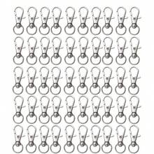 20/50/100pcs Zinc Alloy Swivel Lobster Clasp Keychain, High Quality Metal Claw Clasp, Suitable For Lanyards, Key Chains, Rings, Handbags, Tags, Jewelry Making And DIY Crafts, Versatile Daily Use - Keychain - View 7