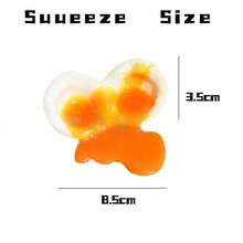 Schylling 1个逼真流蛋挤压玩具，减压挤压恶作剧礼物，爆裂蛋黄减压挤压 - 彩色 - 查看 6
