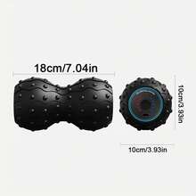 Rechargeable Electric Massager - Peanut Massage Ball With 5-Speed Vibration Modes, Portable Muscle Relaxation Device Suitable For Neck, Back, Shoulder, & Full Body Workout - - Fascia Massager For Yoga, Gym, Use - Black - View 4