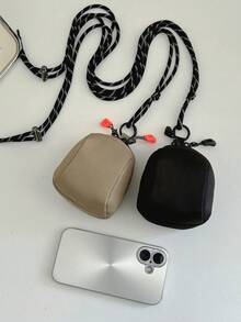Porta-moedas, mini bolsa, bolsa com pingente, estampa de zebra, estampa de leopardo, estampa de vaca, cereja, margarida, pingente para mochila, bolsa com pingente para mochila, presentes para festivais, formaturas, agradecimento aos professores, presente de aniversário, presentes para o Dia das Mães, itens essenciais para as festas de fim de ano, presentes de formatura, carteira feminina fofa, carteira pequena, carteira com chaveiro, porta-moedas, item essencial para viagens, com zíper - Multicolorido - Ver 8