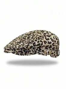 Uncommon Personalized American Retro Leopard Print Baseball Cap For Women, Unisex Street Fashion All-Match Cap With High-End Reverse Wearing - Multicolor - View 5