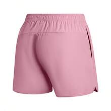 Women's Summer Drawstring Waist Solid Color Pocket Casual Versatile Daily Outdoor Yoga Shorts Sports - Pink - View 3