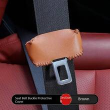 4 Packs, Car Seatbelt Protection Sleeve With Clip-In/Out Mechanism, Extension Sleeve, Locking Clasp, Seatbelt Protector To Prevent Scratches. - Type B - View 7