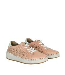 The Happy Monk Women Casual Athletic Shoes - Coral Orange - View 2