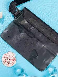 2 Stück einstellbare wasserdichte Handytasche, wasserdichte Hüfttasche, wasserdichte Outdoor-Tasche, EVA schwimmende wasserdichte Hüfttasche, wasserdichte Handytasche, leichte wasserdichte Reißverschlusstasche, geeignet für Wandern, Reisen, Strand, Outdoor, Bootfahren, Kajak, Schwimmen, Camping, Picknick und andere Aktivitäten. Strandtasche für die Hüfte, ideal für Outdoor-Wassersport, Strandpartys, Valentinstag, Muttertag, Nationalfeiertag, Erntedankfest. - Schwarz - Übersicht 6