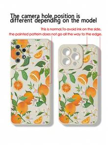 1pc Lemon Pattern Shockproof Thick Phone Case Compatible With IPhone 16/11/16pro/16plus/16promax/16e/15Promax/13/14/12/XS/XR/7G/8P, Galaxy S25/S25PLUS/S25 Ultra/A16/A36/A26/A56/A50/A12/A32/A52/A72/A51/A21S/A13/A14/S24/S24PLUS/S24Ultra,S22/A52/A53/A54/A55S23, 11/12Pro/12/12X/13Pro/14Pro/15Pro/, 10/9/Note9/12c/Note11pro/Note8Pro - Multicolor - View 6