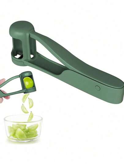 4-In-1 Fruit Slicer Set: Grape Cutter, Tomato Slicer, Grape Slicer, Quartering Tool, Cherry Salad Chopper - Compact Kitchen Tool For Quick Fruit Slicing, Fruit Slicer, Strawberry Slicer - Kitchen Gadget For Slicing And Separating Fruit, Salad, Cake, Kitchen Decor