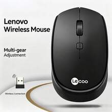 WS202 Classic Red Dot Wireless Mouse: Ergonomic, Anti-Fatigue, Silent Buttons, Suitable For Office, Home, Laptops, Desktops, All-In-Ones, Business And Study Use - View 1