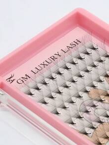 12 rangées de rallonges de cils en éventail préfabriqués C Curl 10D/12D/14D/16D/18D/20D à base fine et pointue, d'une épaisseur de 0,05 mm et d'une longueur individuelle de 8 à 15 mm. Faux cils, cils individuels, bouquets de cils - C - Voir 8