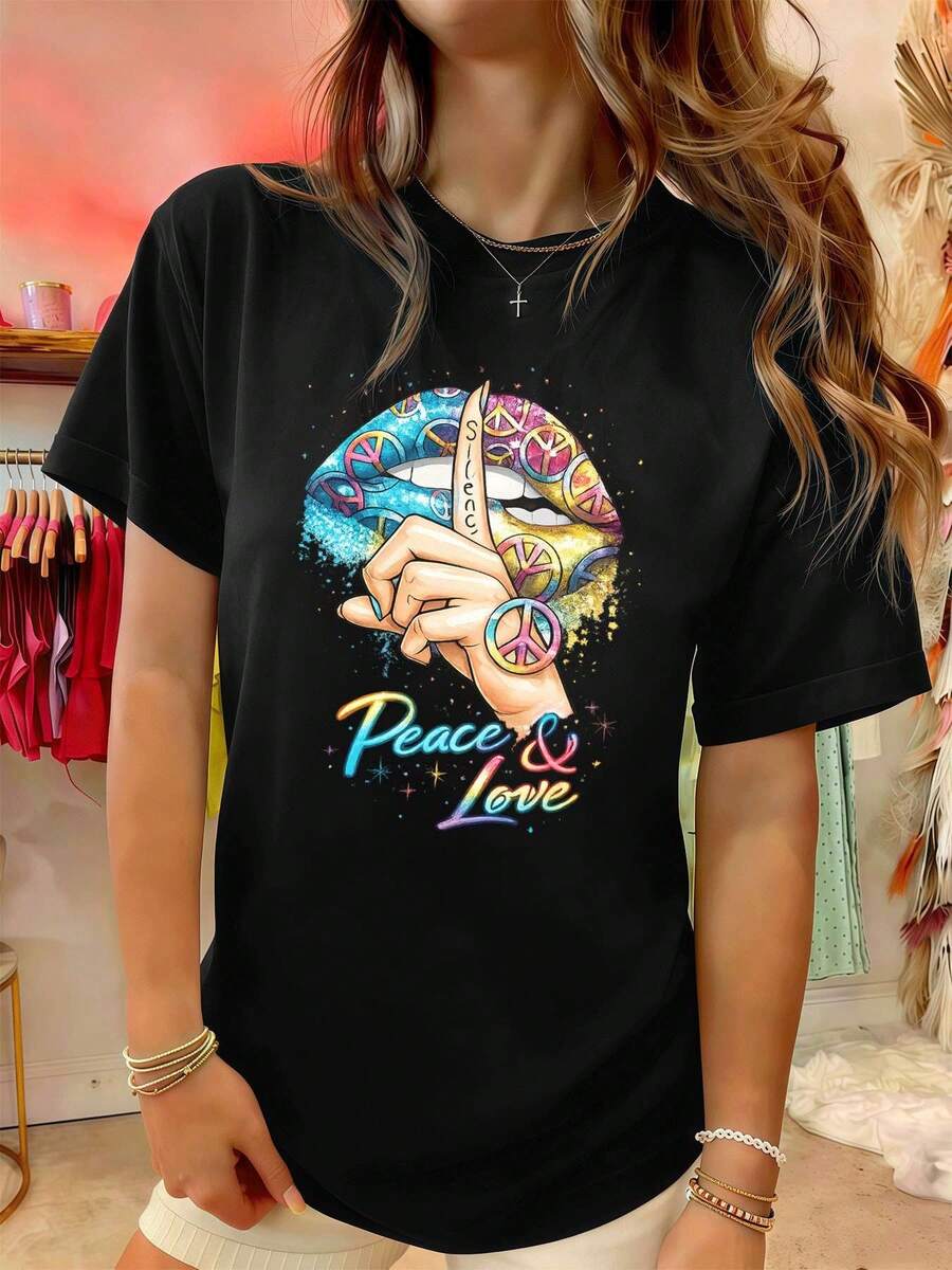Women T-Shirts - Black - View 1