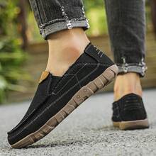 Rubber Non-Slip Sole Plain Black Business Casual Shoes, Breathable Loafers, Slip-On Moccasins For Men, Plus Size - Black - View 5