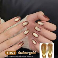 TARTU Semi-Permanenter Nagellack, HEMA-frei, TPO-frei, 8 ml Gel-Nagellack mit Katzenaugen-Effekt, Jelly und Glitzer, professionelle DIY-Maniküre, Geschenk für Frauen - Verschiedenfarbig - Übersicht 3