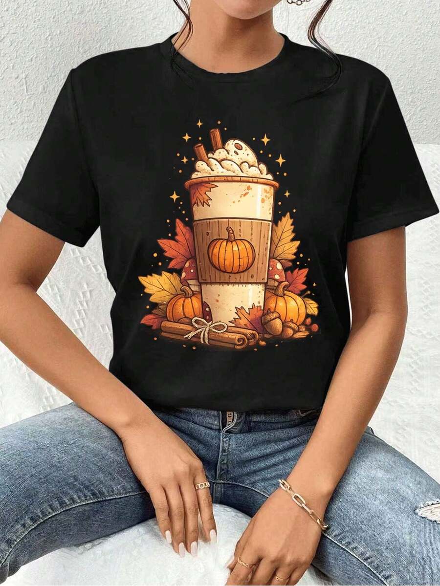 Women T-Shirts - Black - View 1