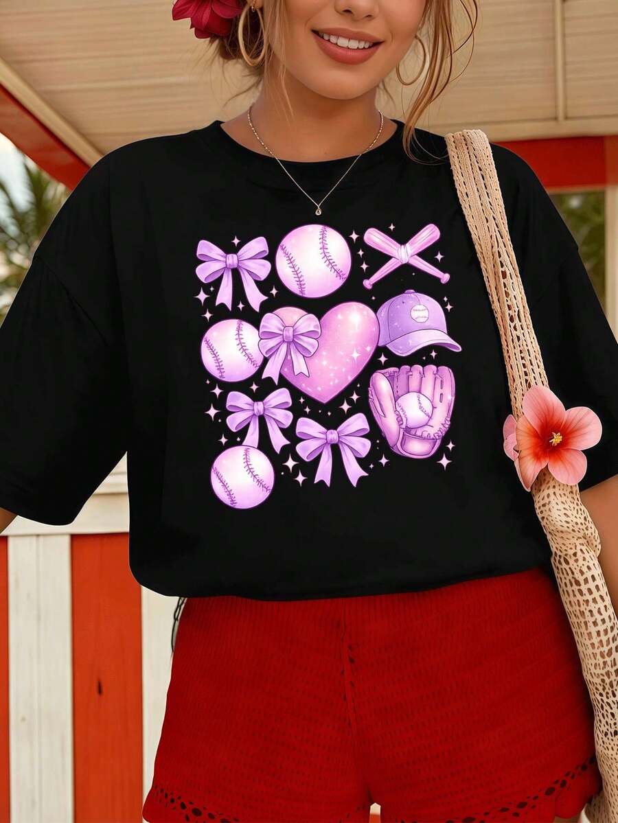 Women T-Shirts - Black - View 1