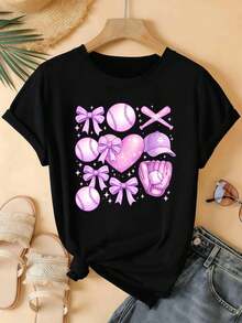 Women T-Shirts - Black - View 2