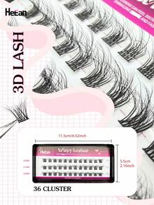 36 Cụm Mi Giả D Curl - Mi giả tự nhiên, mềm mại, độ dài hỗn hợp 10-12mm, tự nối mi tại nhà. - Xem 4